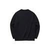 Anta X Snoopy Co-Branded Life Series Cartoon Logo Print Locker Rundhals Pullover Sweatshirt Unisex Oberteile Schwarz 952139731-5