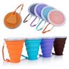 Silicone Collapsible Outdoor Cup: Portable, Telescopic for Water, Coffee, and Mouthwash