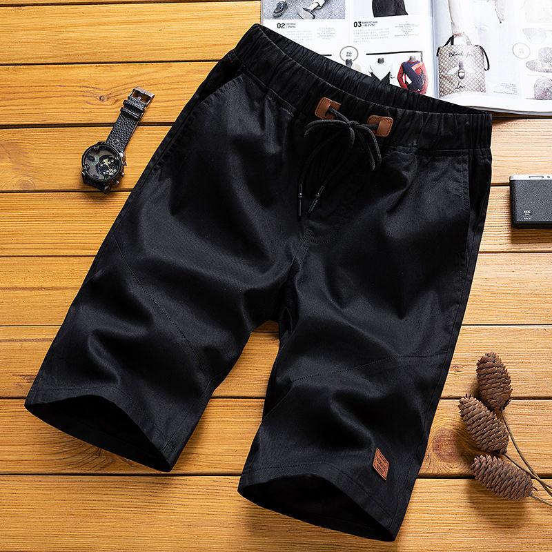 Summer Men 'S Shorts Casual Loose Cropped Trousers Sports Shorts Loose Knit Straight Casual Pants Short Pants