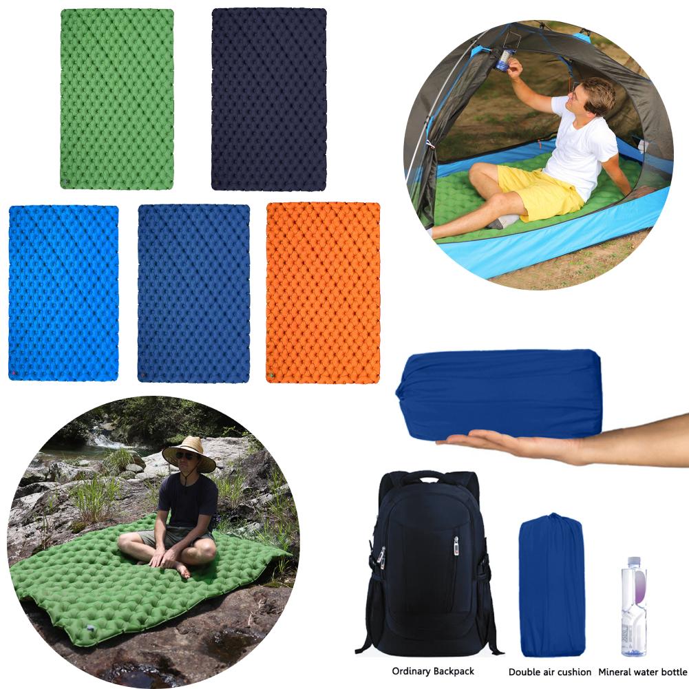 

2x1.2m Outdoor Camping Pad TPU Thickened Inflatable Double Sleeping Mat Pad Waterproof Moisture-Proof Mattress Air