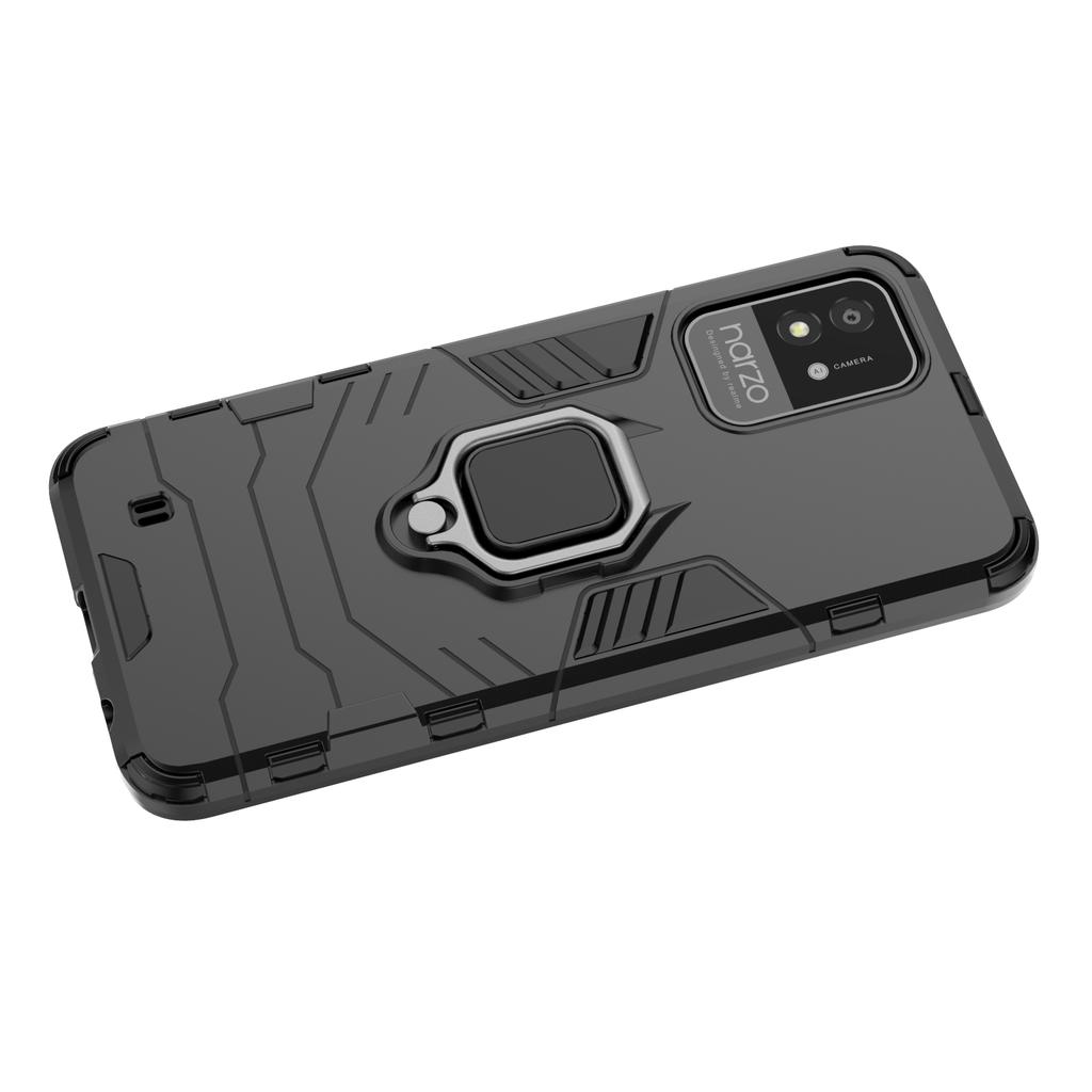Shockproof Case For Realme Narzo 10? 10A 20A Narzo 50 4g Narzo 50A Prime 4g Narzo 60 Pro 5g Ring Stand Back Phone Cover