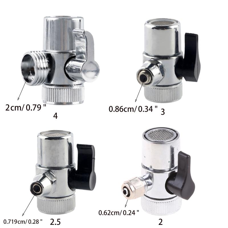 Sink for Valve Diverter Faucet Splitter for Kitchen or Bathroom Sink Faucet Replacement Part Faucet to Hose Adapter 4 Si