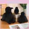 Realistic Crow Plush Toy For Home Decoration Perfect Gift For Kids And Dark Aesthetic Lovers