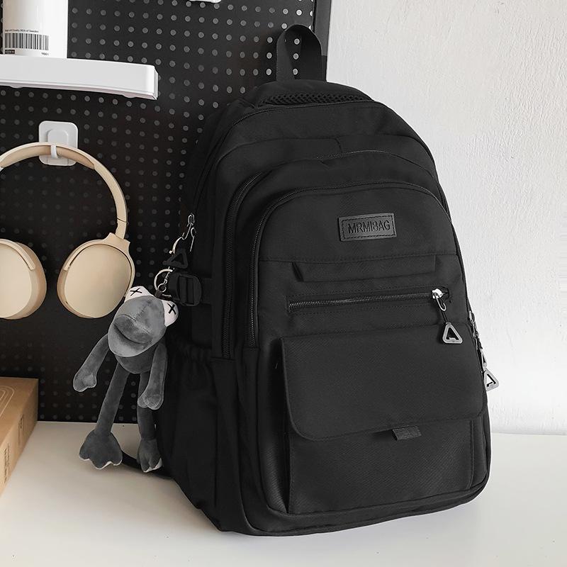 School Bag Elementary School Girl College Student Burgundy Backpack Male Junior High School Student High School Student Backpack