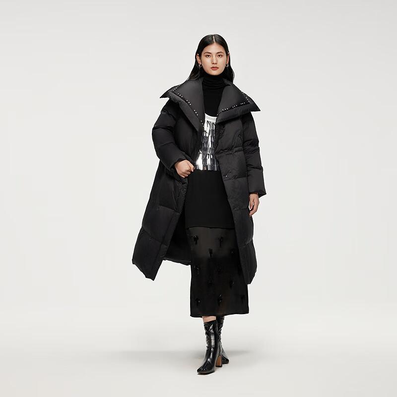 Ailayiyi Women's Long Goose Down Puffer Coat