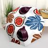 1pc Figs Pattern Automatic Open, Sturdy Iron Frame, Compact Folding Design, All-Season Portable Umbrella for Women & Men, Outdoor Umbrella y
