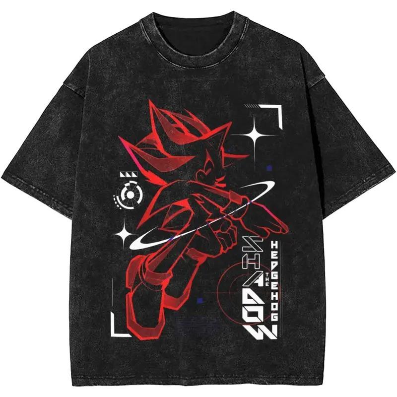 Kingdom hearts Maglietta Lavata 2026 Nuovo Modello personalità Vestiti camicia Abbigliamento per tutto l'anno Streetwear Alla moda Vintage Traspirante