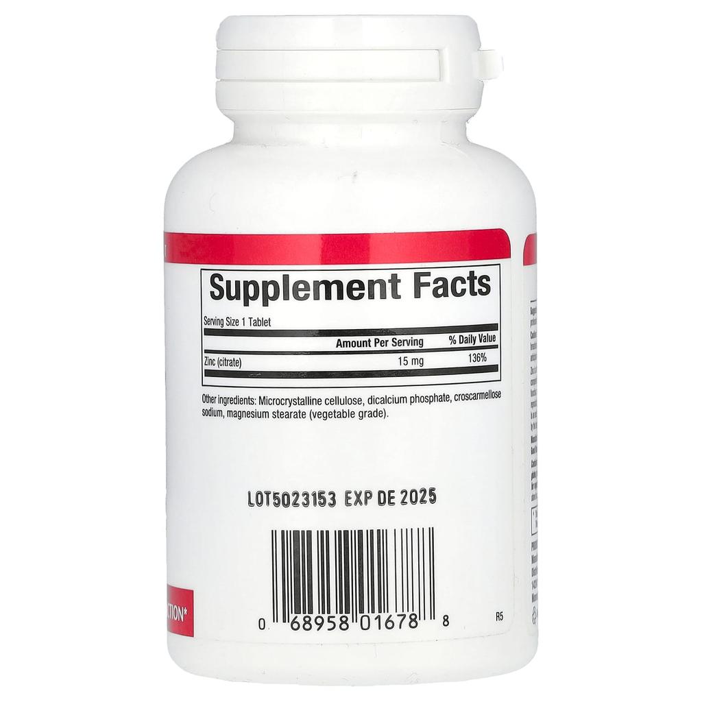 Zinc Citrate, 15Mg, 90 Tablets