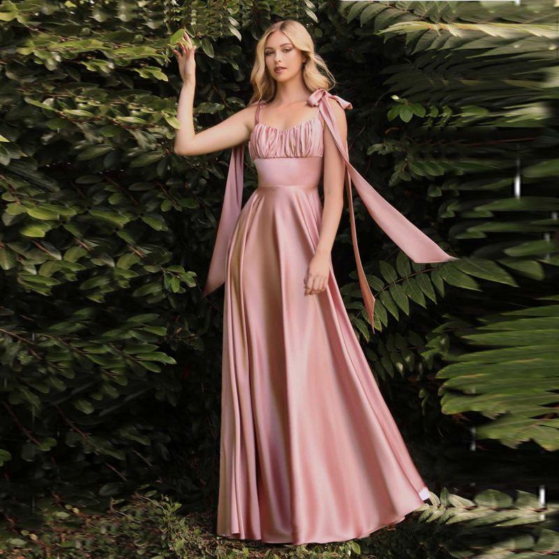 

Европейское и американское сексуальное свадебное платье без рукавов, платье подружки невесты на бретелях Pink XL