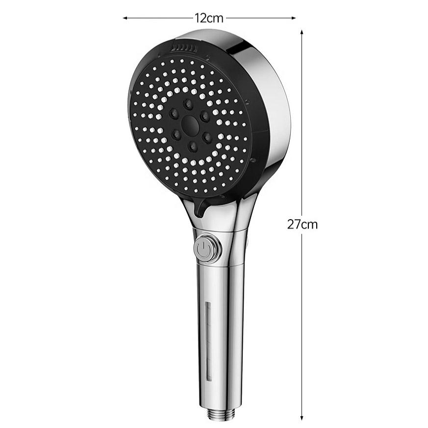 Booster Nozzle 6 Modes Shower Multifunctional Adjustable Large Panel Bath Home Bathroom Large Water Volume Shower Set