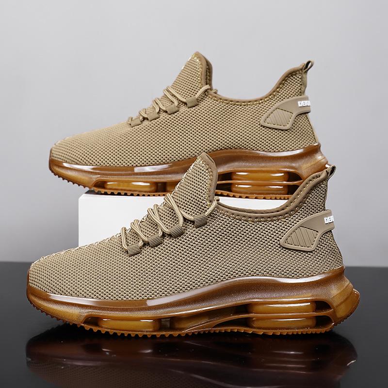 

Men s shoes spring new versatile casual fashion men s sports shoes lightweight breathable running shoes 47 хаки