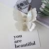 Portable Retro Double-layer Butterfly Hair Claw Colorful Acetate Crab Hair Clip for Women Travel Outdoor Emergency Use