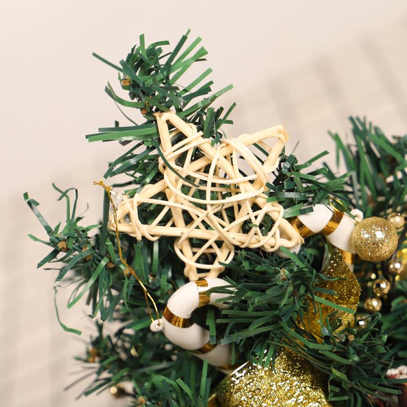 Hong Yu 30cm Christmas Tree Iron Box Ornament for Home Dining and Living Room Decoration