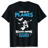 New Funny Graphic Print Tshirt Skydivers T Shirt Unisex Casual Streetwear Jump Skydive Birthday Gift Tshirt Loose Streetwear Tees
