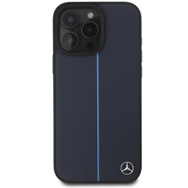 Mercedes Mehmp16X23Rurbv Iphone16 Pro Max 6.9 Granatowy/Navy Hardcase Mb Blue Line Leather Magsafe