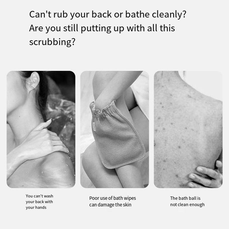 5 X Silkify Exfoliating Glove Silk Exfoliating Gloves, Body Exfoliator Tool Shower Mitt Dead Skin Exfoliating Mitt