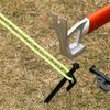 4 Pcs Heavy Duty Tent Peg Durable Camping Peg Lengthen Steel Tent Stakes Outdoor Ground Anchors Adjustable Ground Nails