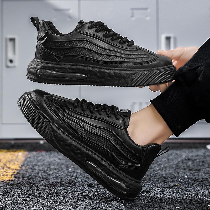 Spring Leather Breathable Sneakers Outdoor Niche Shoes Youth Trend Versatile Sneakers