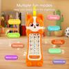 Baby Phone Toy Music Sound Telephone Sleeping Toys With Teether Simulation Phone Kids Infant Early Educational Toy Kids Gifts