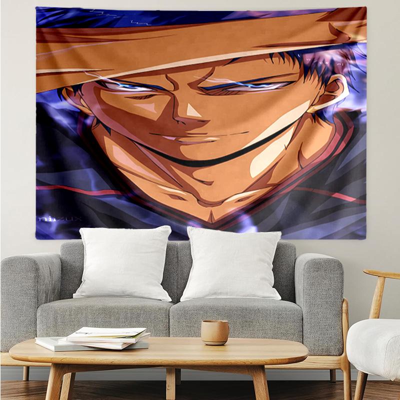 Kurokos Basketball Wandteppich für Schlafzimmer Ästhetik Klassenzimmer Wandbehänge für Wohnzimmer Studentenwohnheim Büro, Ideales Kreatives Geschenk