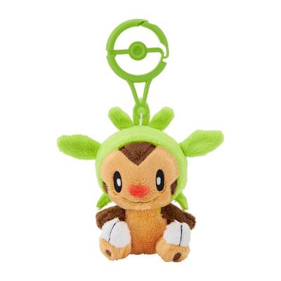 Pokemon Center Carabiner Mascot Chespin Plush (17cm)