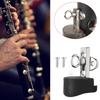 Rostfritt Stål Klarinett Tumstöd Justerbart Oboe Klarinett Tumfingerstöd Klarinett Träblåsinstrument Tillbehör