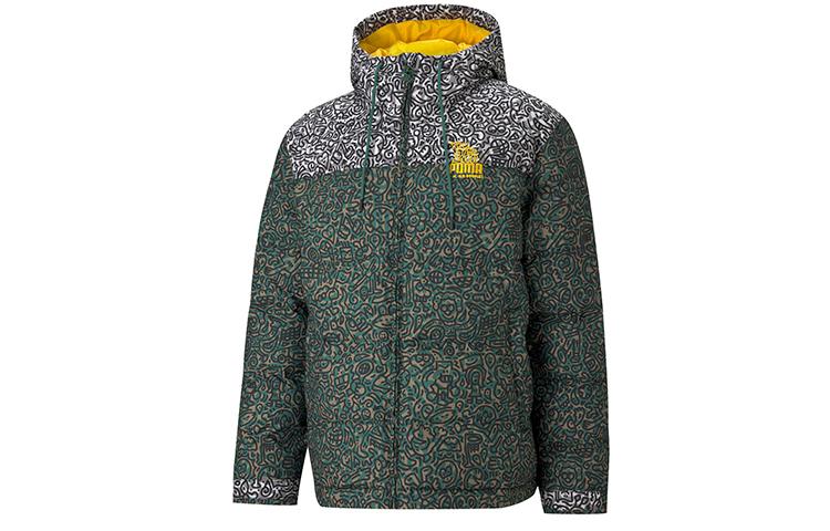 PUMA Puffer Jacket Winter Men s Green 598679-91 XS