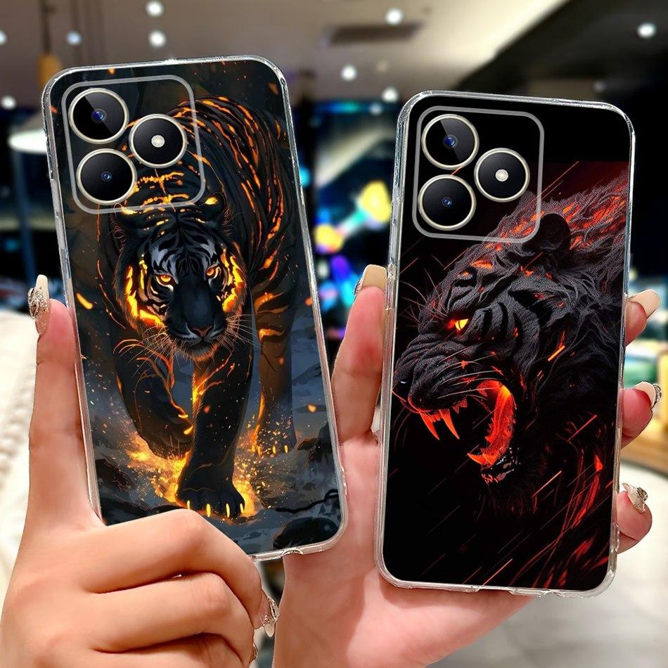 For Realme Note 50 Fashion Cool Pattern Phone Case For Realme Note50 RMX3834 Soft Silicone TPU Cases