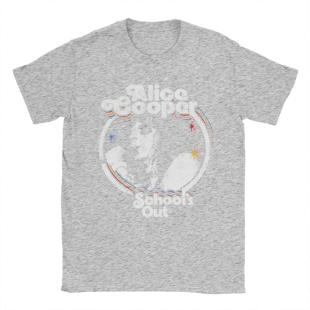 Alice Cooper Band T-Shirt Strand Freizeit T-Shirts Herren Baumwolle Rundhals S4XL Kleidung Kurzärmelige Vintage Oberteile