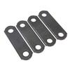 4PCS Trailer Spring Shackle Strap Links 3 1 8in Length Heavy Duty Steel for Double Eye Leaf Spring