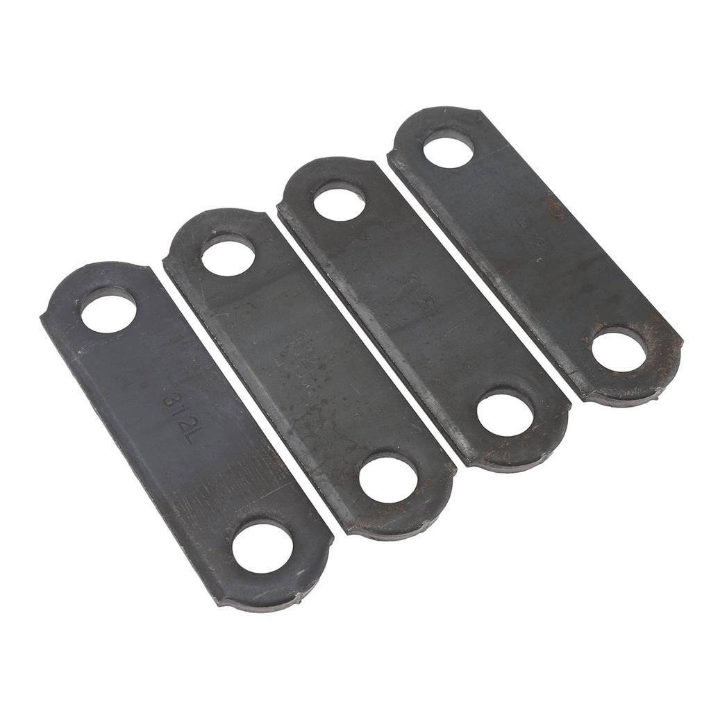 4PCS Trailer Spring Shackle Strap Links 3 1 8in Length Heavy Duty Steel for Double Eye Leaf Spring