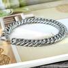 Trendy Titanium Steel Star Bracelet: Bold, Wide, Flat Chain for Men & Women