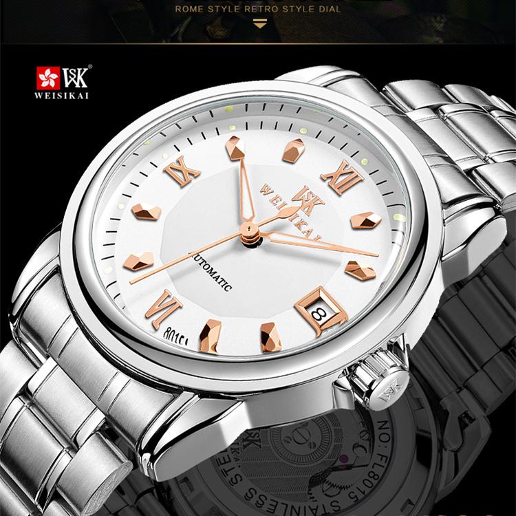 Neue Top-Marke, Luxus-Herrenuhr mit Box, wasserdichte Herren-Mechanische Uhren