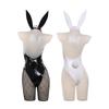 Nikke Goddess Of Victory Blanc Bunny Girl Costume Noir Bunny Suit Women Sexy Cosplay Suit White And Black Jumpsuits