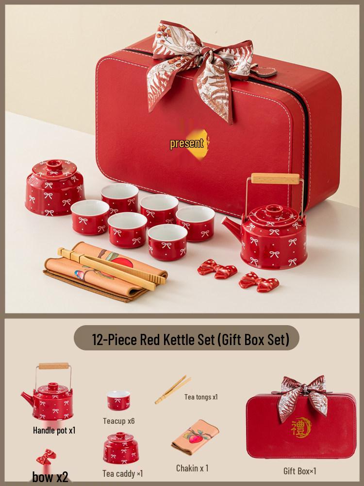 

Tao Lan Gift Tea Set for Women: Perfect for Birthdays, Housewarming, Business Meetings, Employee Benefits, Weddings, and Engagements Ceramic