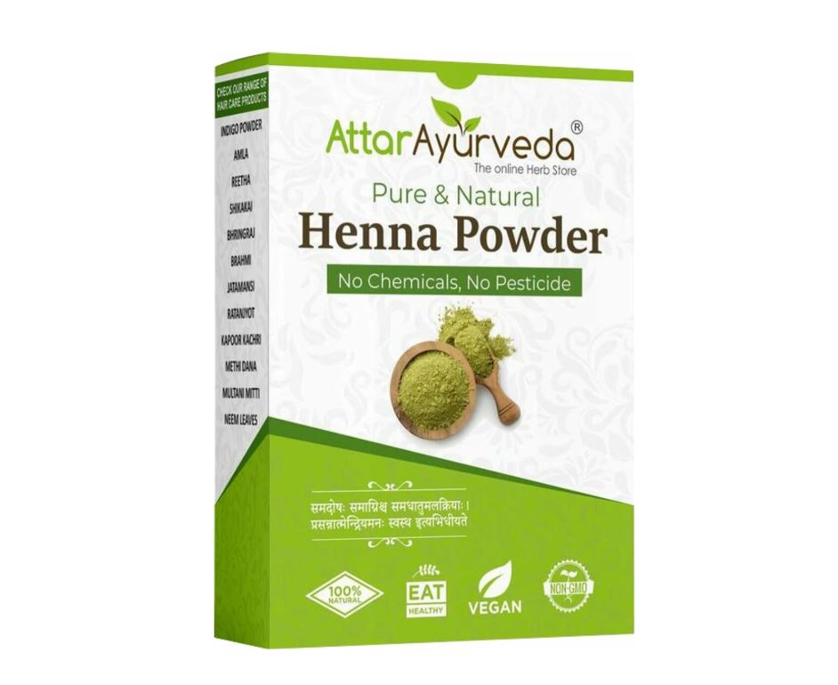 Attar Ayurveda Natural Henna powder for hair (200 g)