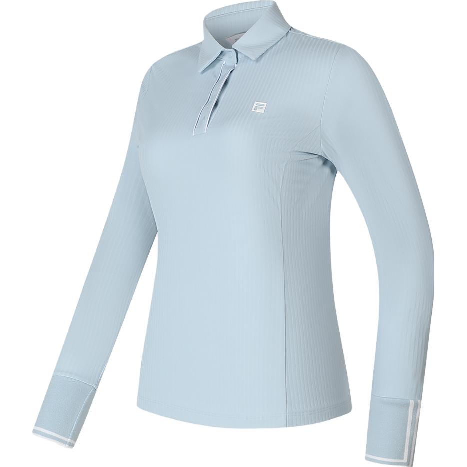 

Новая женская рубашка-поло FILA, небесно-голубая, A11W345211F-LB M