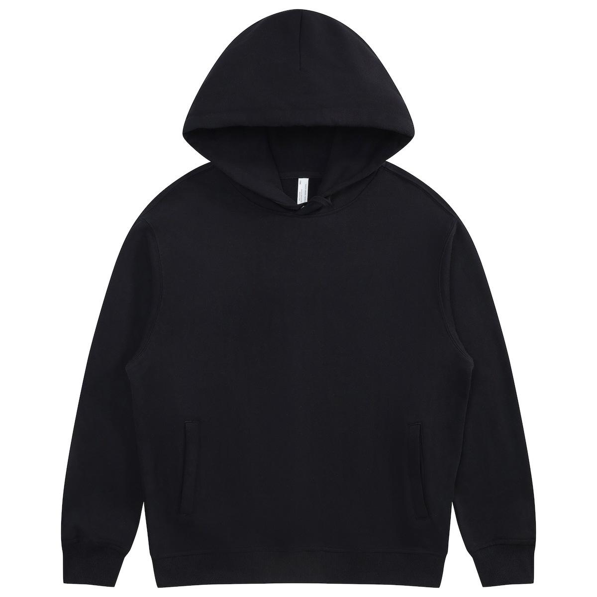 

Мужская одежда | Толстовка с капюшоном из плотного хлопкового терри, свитер с плечами, однотонный, с боковым карманом, мужская куртка с капюшоном 3XL чёрный