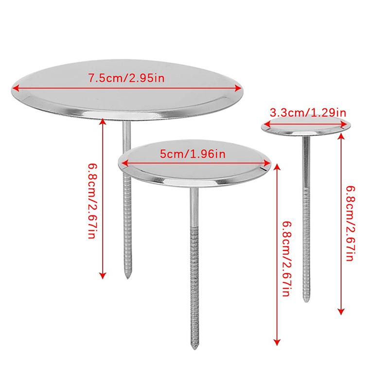 Stainless Steel Cake Piping Nail Tips Cream Stand Chocolate Fondant Decoration Flowers Transfer Tray Baking Decorating Tools