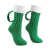 3D Beer Mug Chunky Knit Socks - Warm Mid-Calf Autumn/Winter Floor Socks