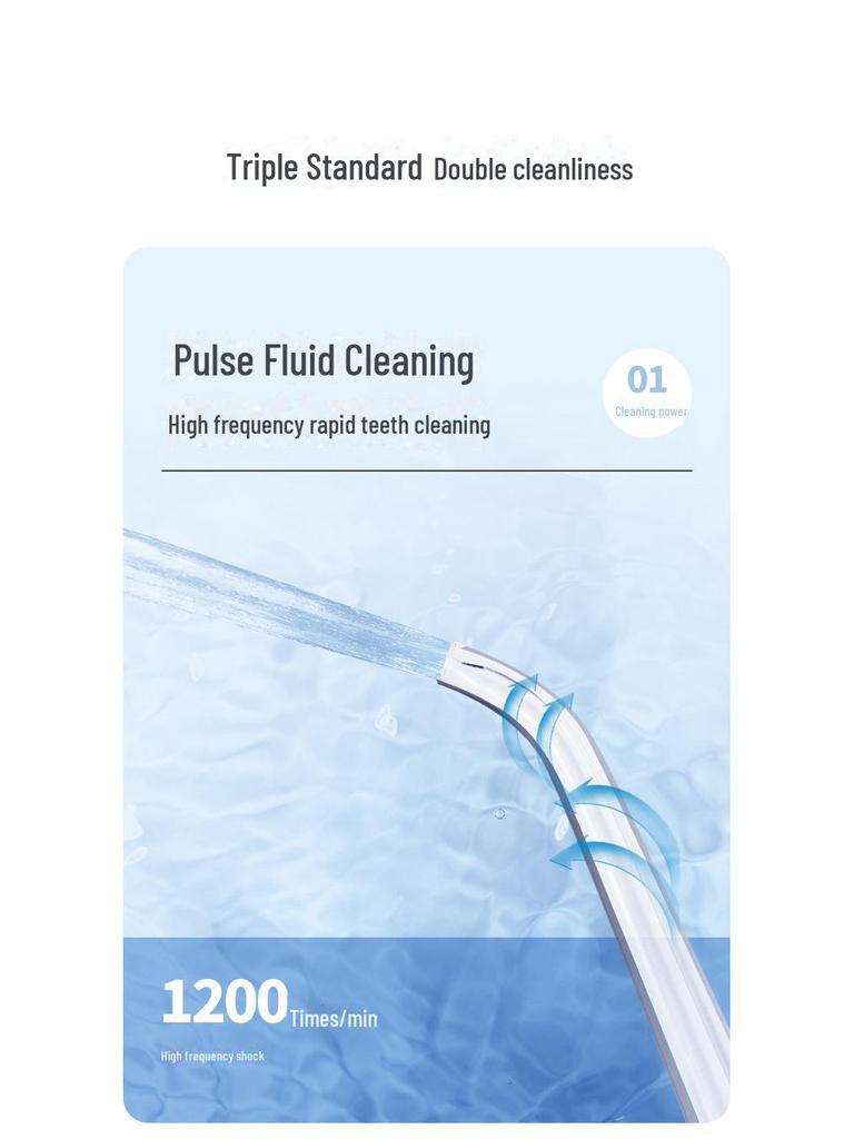 Portable Waterproof High-Frequency Pulse Electric Water Flosser