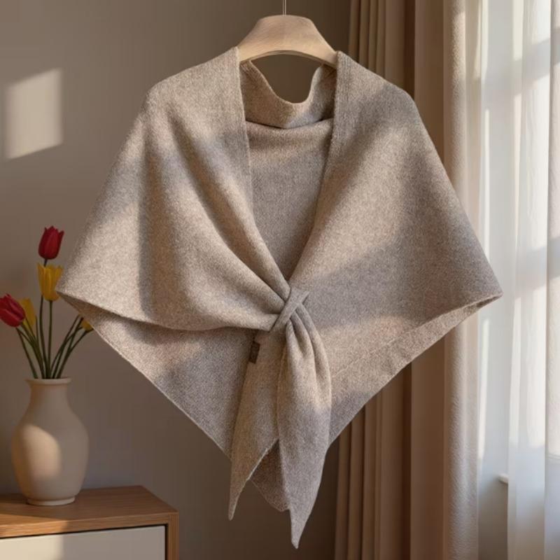 Women S Lazy Warm Triangular Scarf Multi Color Soft Shawl
