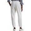 Polo Ralph Lauren Ss24 Solid Color Logo Embroidered Long Casual Pants Women bottoms White WMPOPNTNBQ20249-100