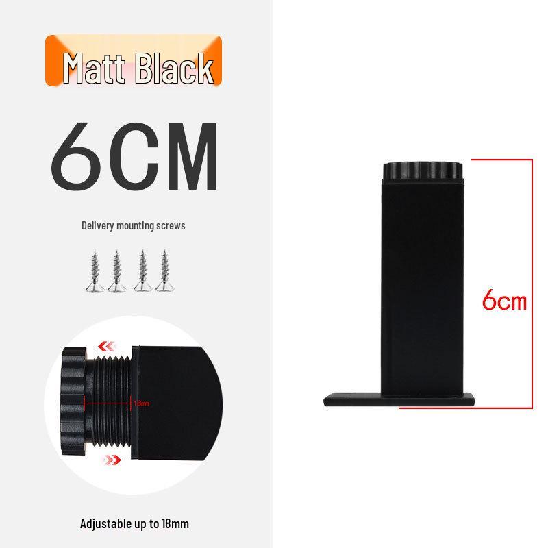 Adjustable Aluminum Alloy Cabinet Legs for Bathroom or TV Cabinets