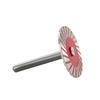 1/2/3pcs 40mm Diamond Cutting Disc 6mm Shank Circular Saw Blade For Wood Metal Stone Granite Marbl