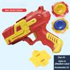 Glowing Gyro-launching Pistol Funny Long-lasting Dual Mode Flashing Spinning Top Outdoor Play With Friends Toys for Boy Gifts