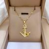 Female Transport Collarbone Temperament Ship Anchor Necklace