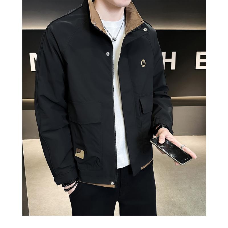 Stand-up Collar Jacket Men's Autumn and Winter New Popular Cotton Thickened Men's Jacket Cotton Clothes