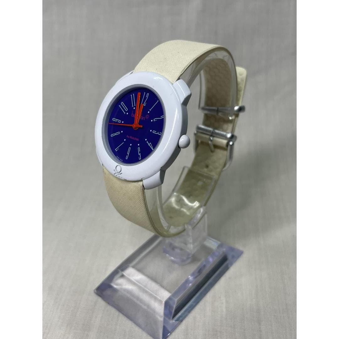Used [Operating watch] benetton by Bulova Swiss made  90S vintage