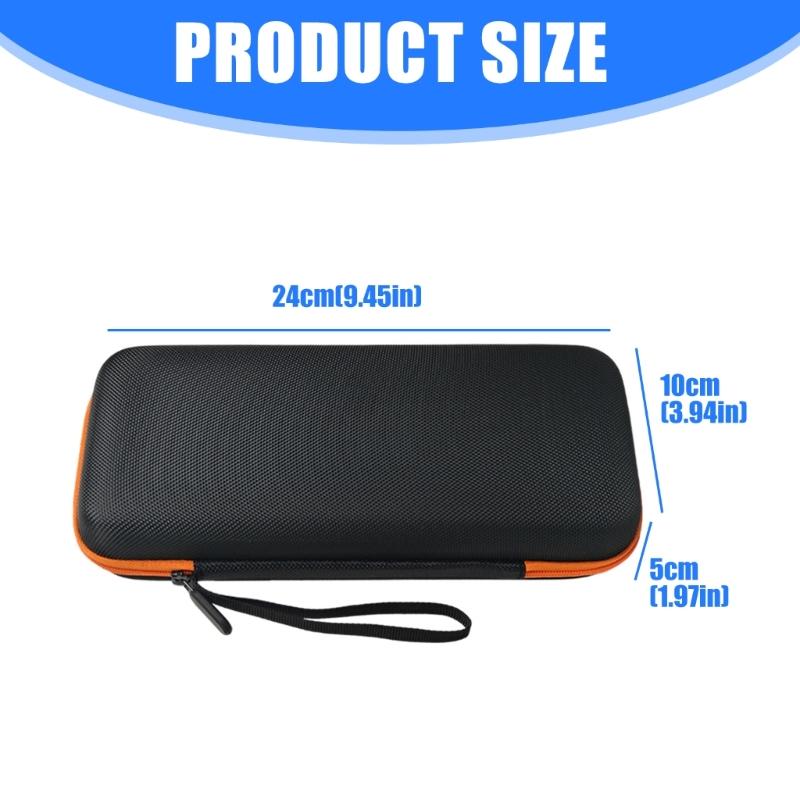 Game Console Bag Scratchproof Storage Box for Retroid Pocket 6 Protector Case with Mesh Pocket Travel Carrying Pouch